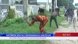 ITV & Radio Staff Participate In Environmental Sanitation